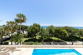 Superb Front Beach Pool Sea View Carteia Flat