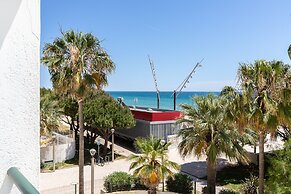 Superb Front Beach Pool Sea View Carteia Flat