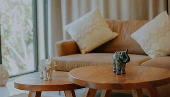 Spacious Modern 3BR Apartment in Gated Community With Pool View at Cha