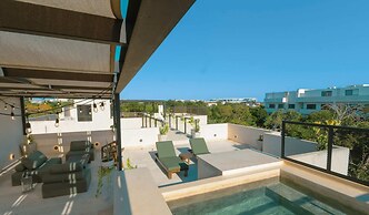 Spacious Modern 3BR Apartment in Gated Community With Pool View at Cha