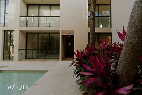 Spacious Modern 3BR Apartment in Gated Community With Pool View at Cha