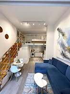 Lovely Blue Home City Center Studio