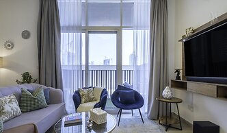 Manzil-1BR Apt with Pool in JVC