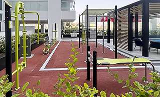 Homesgetaway -spacious 1BR Apt in Pearlz by Danube