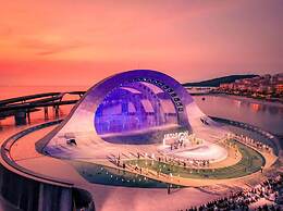 Nice Seaview-Kiss bridge-Firework-Sunset