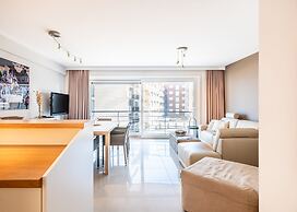 Apartment by Belgian Coast With Sea Views