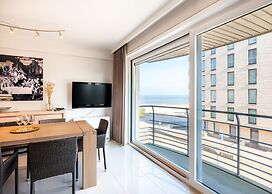 Apartment by Belgian Coast With Sea Views
