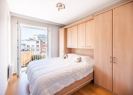 Apartment by Belgian Coast With Sea Views