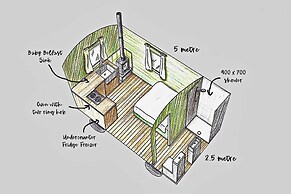 Tranquil Shepherds Hut With Stunning Views, No Deposit