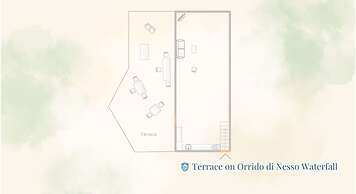 Terrace on Orrido di Nesso Waterfall by Rent all Como