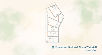 Terrace on Orrido di Nesso Waterfall by Rent all Como