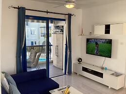 Paphos Blue Tasteful Apartment Complex Pool View