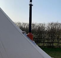 Dog Friendly Cozy Bell Tent With Log Burner