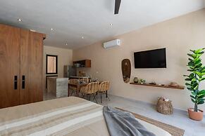 Stylish Tulum Studio Terrace Pool Relax