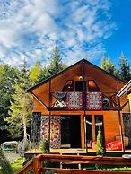 Wooden Huts in Mestia