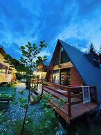 Wooden Huts in Mestia