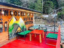 Wooden Huts in Mestia