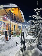 Wooden Huts in Mestia