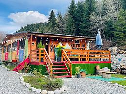 Wooden Huts in Mestia