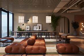 Modern Studio at Upside Living With Burj Khalifa View by Simply Comfor