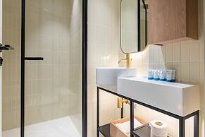 Modern Studio at Upside Living With Burj Khalifa View by Simply Comfor