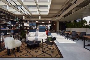 Modern Studio at Upside Living With Burj Khalifa View by Simply Comfor