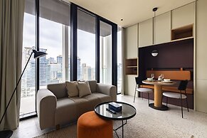 Deluxe Studio With Balcony Full Burj Khalifa View