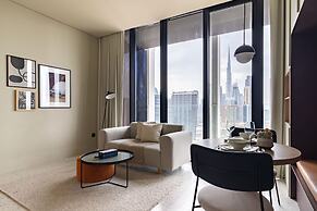 Deluxe Studio With Balcony Full Burj Khalifa View