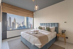 Manzil-1BR Apartment with Skyline Views
