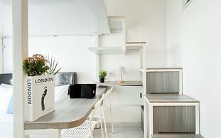 Modern Look And Homey Studio At Apartment Sky House Bsd