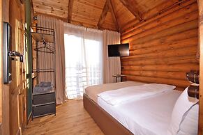 Wooden Villa with pool and sauna