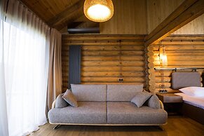 Wooden Villa with pool and sauna