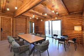 Wooden Villa with pool and sauna