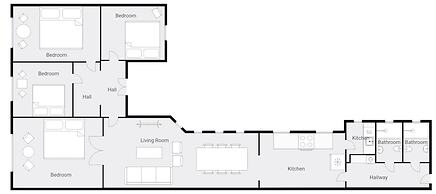 Royal Neighbors - 4 bedrooms - 2 bathrooms