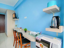 Blue Accent Studio (No Kitchen) At Elvis Tower Apartment