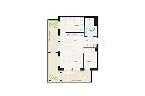 Modern 2BR Apartment with Sauna & Large Balcony