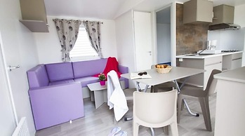 Mobile Home in Bessan With Communal Pool