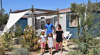 Mobile Home in Bessan With Communal Pool