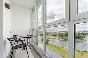 Stylish apartment with a river view