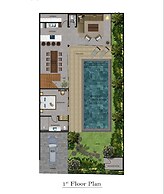 Modern Boho 5br, 200m to Canggu's Beachfront