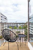 Modern 1BR Home with Sauna & Balcony