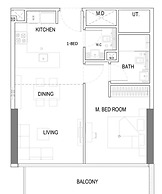 Ravishing 1 Bedroom in Binghatti Amber