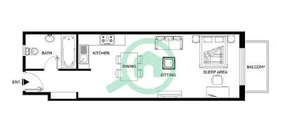Serene Studio in Botanica JVC Perfect for Three