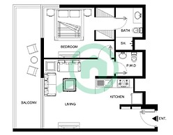 Beautiful 1 Bedroom in MBR Perfect for 4