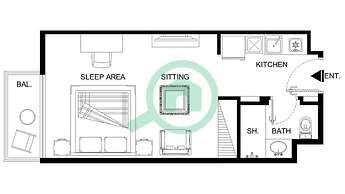 A Prime Studio That Sleeps 2 in Jebel Ali