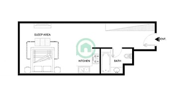 An Eye-captivating Studio in Living Garden 2