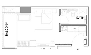 A Superb and Amazing Studio in Binghatti Lavender With Balcony