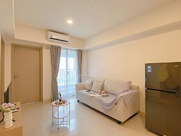 Tidy Warm Toned 2Br Apartment Meikarta