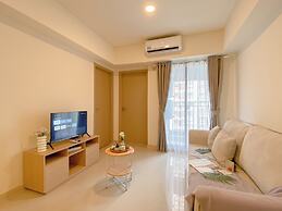 Tidy Warm Toned 2Br Apartment Meikarta