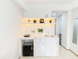 Warm Neutral Studio Room At Meikarta Apartment